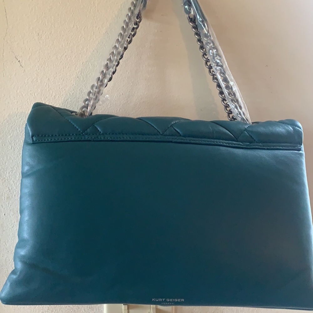 Kurt Geiger London Kensington XXL KENSINGTON  Soft Quilted Leather Shoulder Bag - Picture 9 of 11